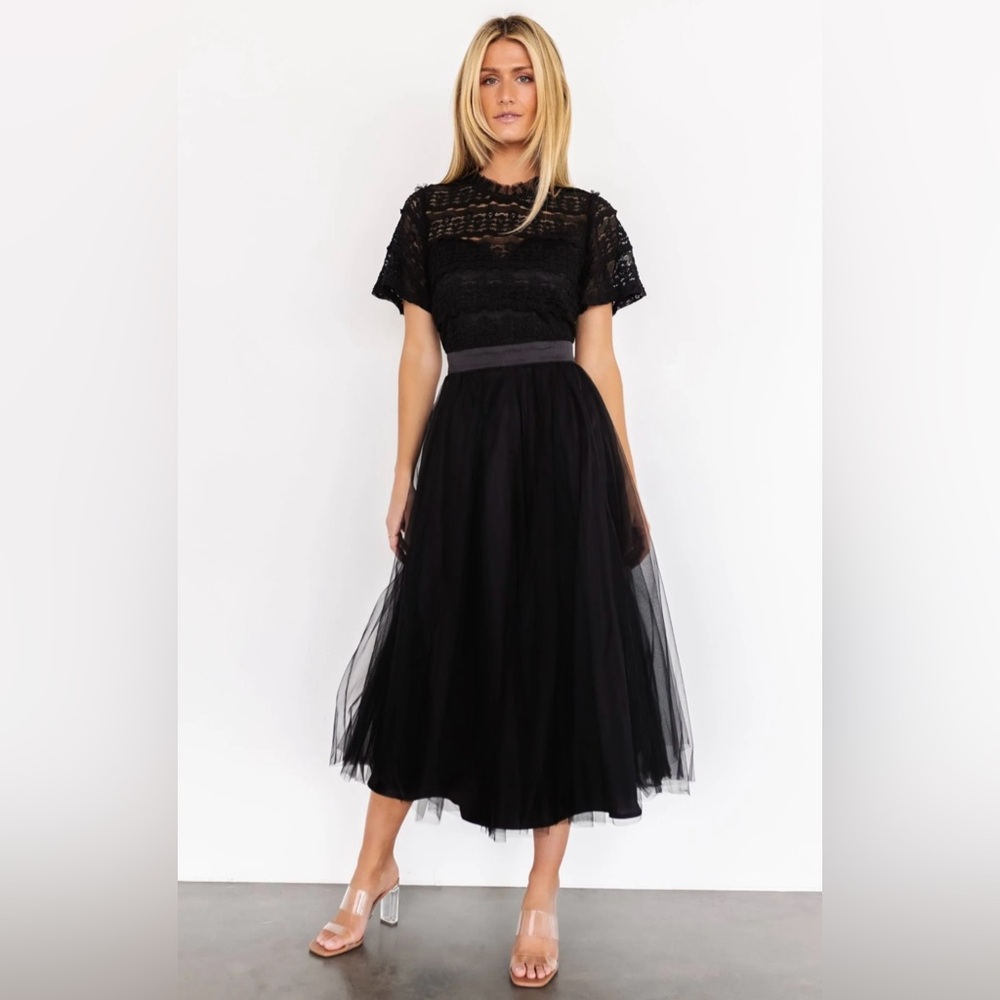 NWT 🎀 Baltic Born Darcy Tulle Midi Dress